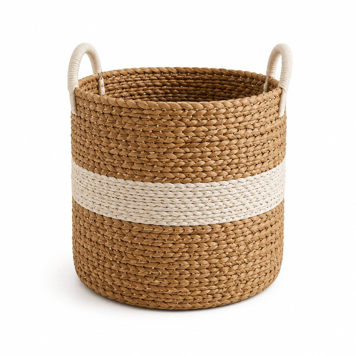 Seshades Large Round Woven Storage Basket