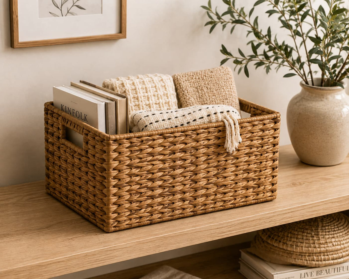 Seshades Rectangular Woven Storage Basket
