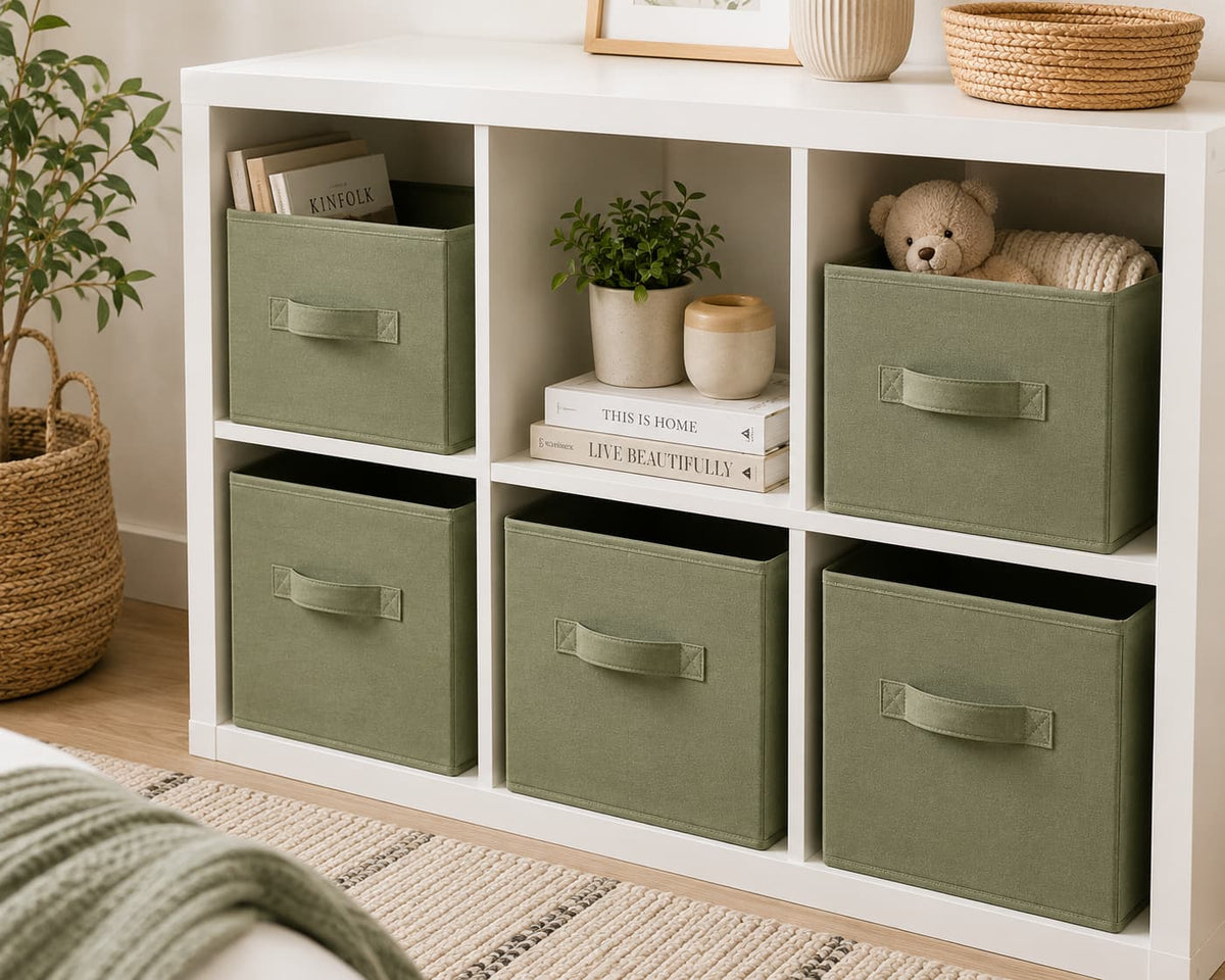 Seshades Foldable Fabric Storage Cube